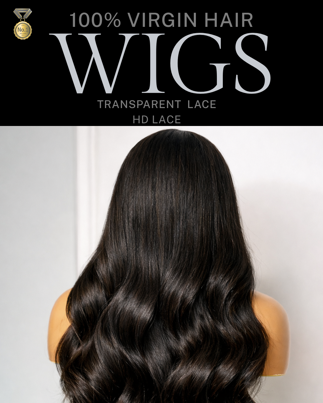 100% Virgin Hair Wigs - Top Quality
