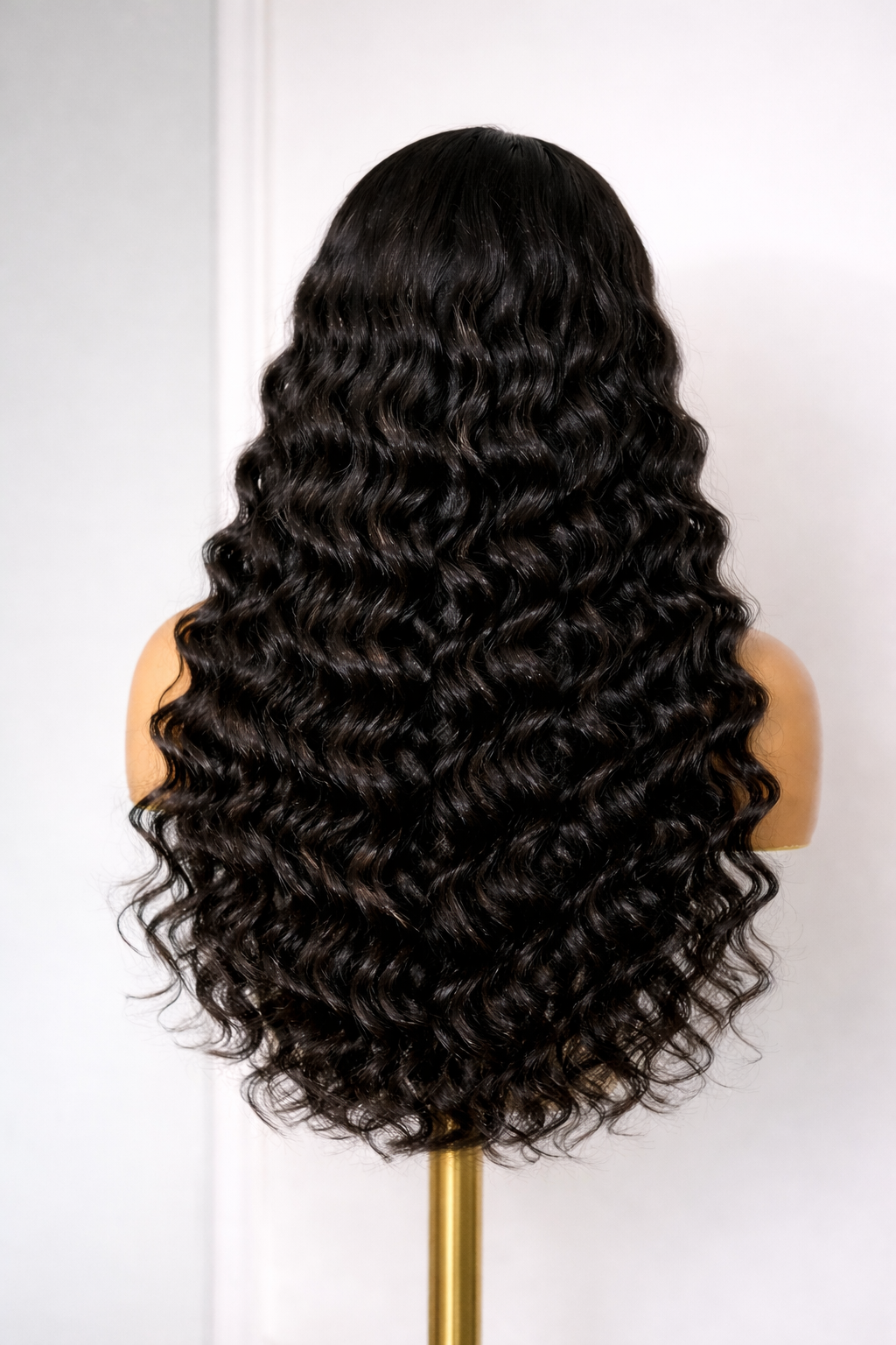 100% Virgin Hair DEEP WAVE Wig 180% Density